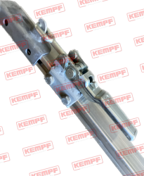 34833 Rechteckrohrspriegel, Alu Sprung 50, l=2290